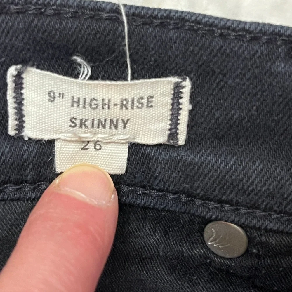 Madewell‎ Jeans Womens 26 Black 9